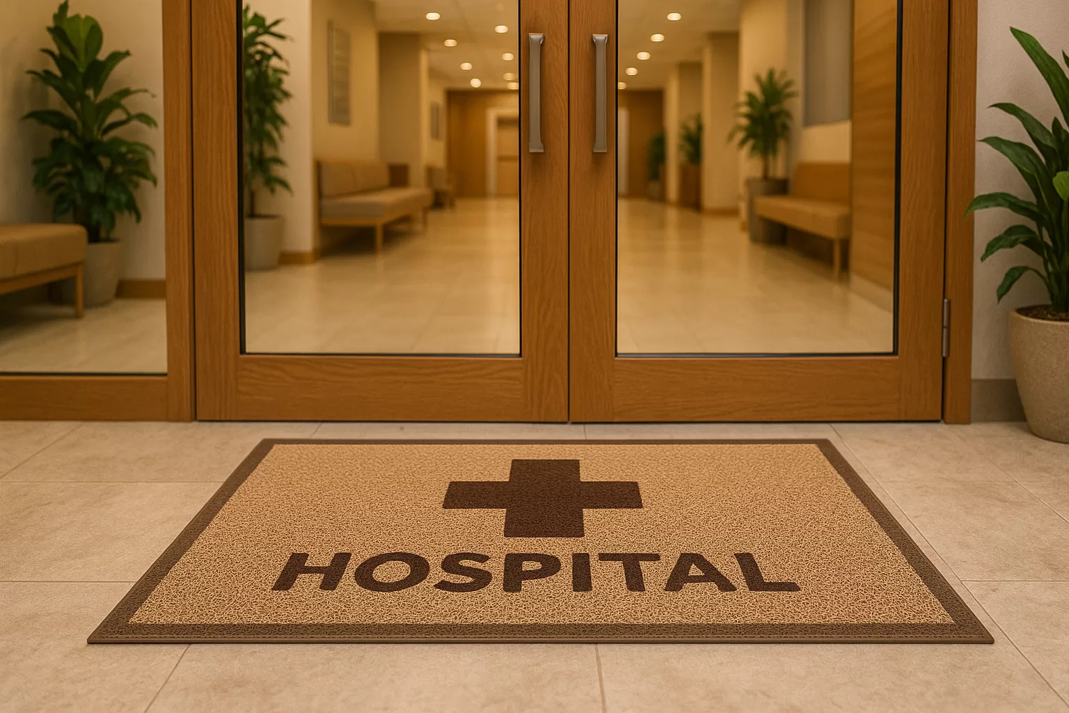 Como escolher o tapete ideal para hospital: conforto e segurança logo na entrada