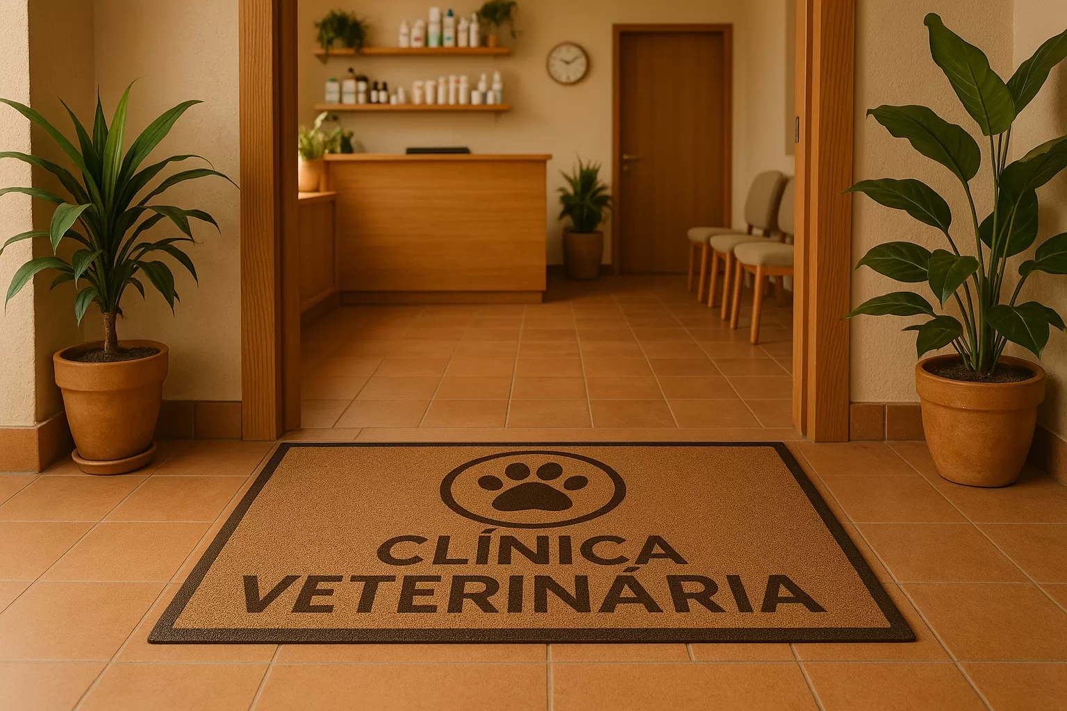 Capacho para clínica veterinária: higiene e boas-vindas para humanos e pets