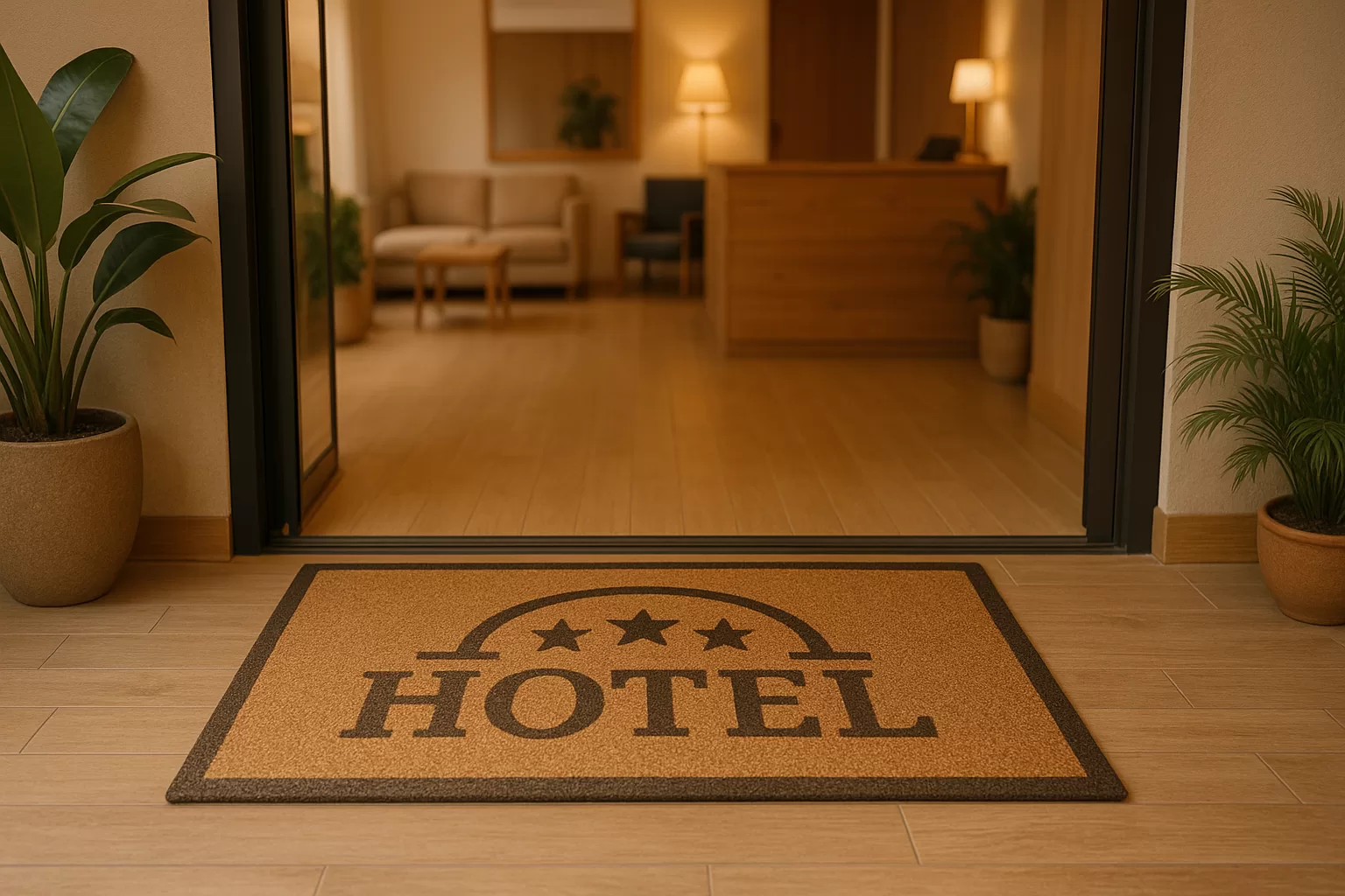 Capacho para hotel: como reforçar sua marca com elegância e sofisticação