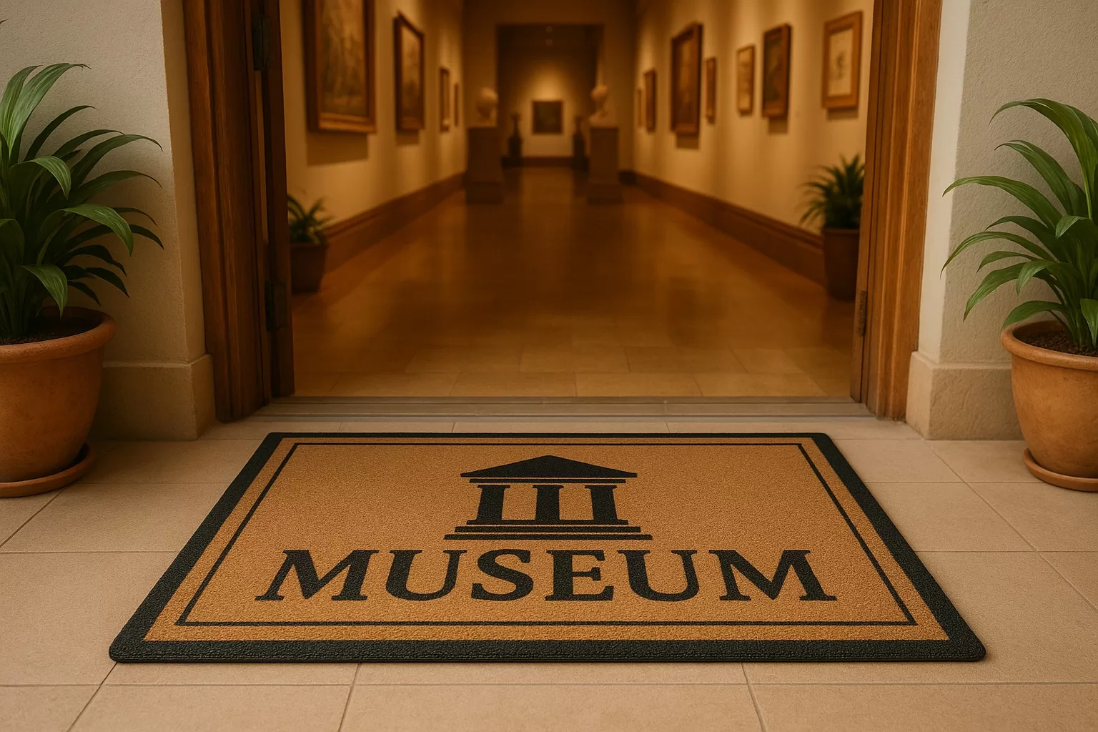 Como escolher o capacho para museu ideal para áreas de exposição