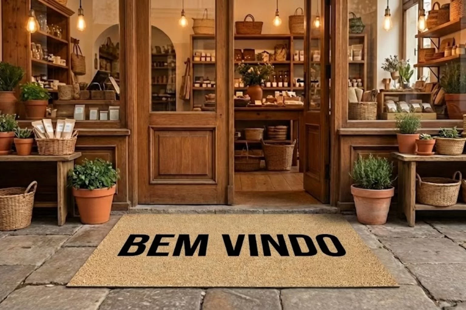 Capacho de vinil com acabamento profissional diferença nos mínimos detalhes - Studio dos Tapetes