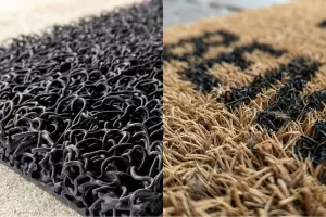 Capacho de vinil ou capacho de fibra de coco qual é o melhor para sua empresa - Studio dos Tapetes