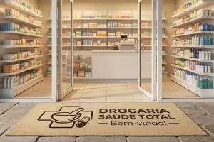 Capacho para farmácia conforto e segurança para seus clientes e funcionários - Studio dos Tapetes