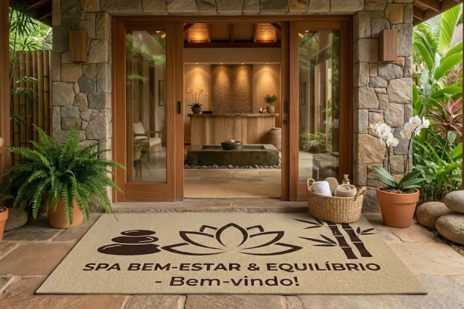Como escolher o capacho para spa ideal para áreas internas e externas - Studio dos Tapetes (1)
