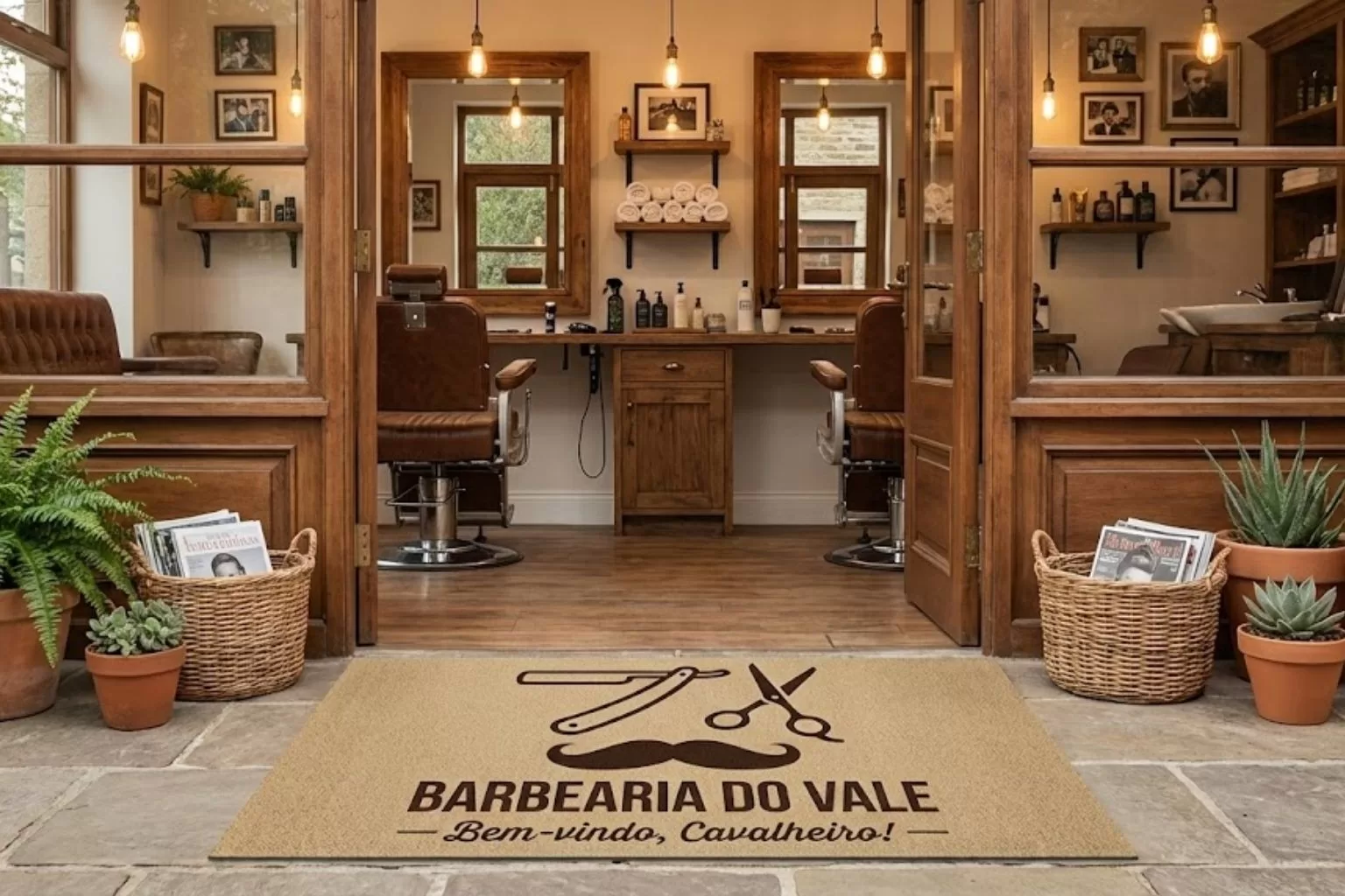 Vantagens de usar um capacho para barbearia em áreas de alto tráfego - Studio dos Tapetes