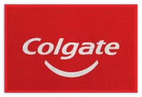 Tapete-Capacho-Personalizado-Porta-de-Entrada-Colgate